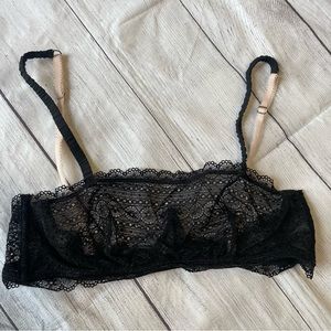 Pout by Victoria’s Secret Unlined Black Lace Bra